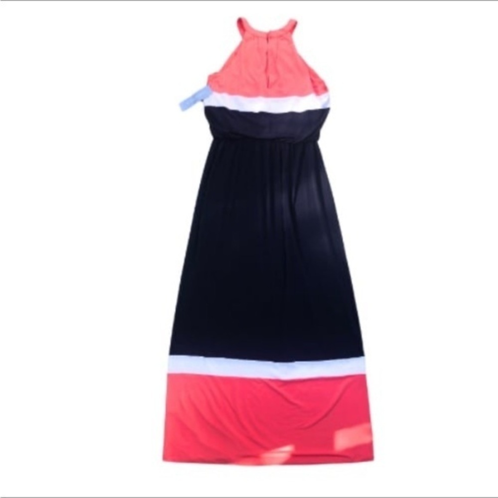 NWT! London Times Sleeveless Knit Maxi Dress 6‎